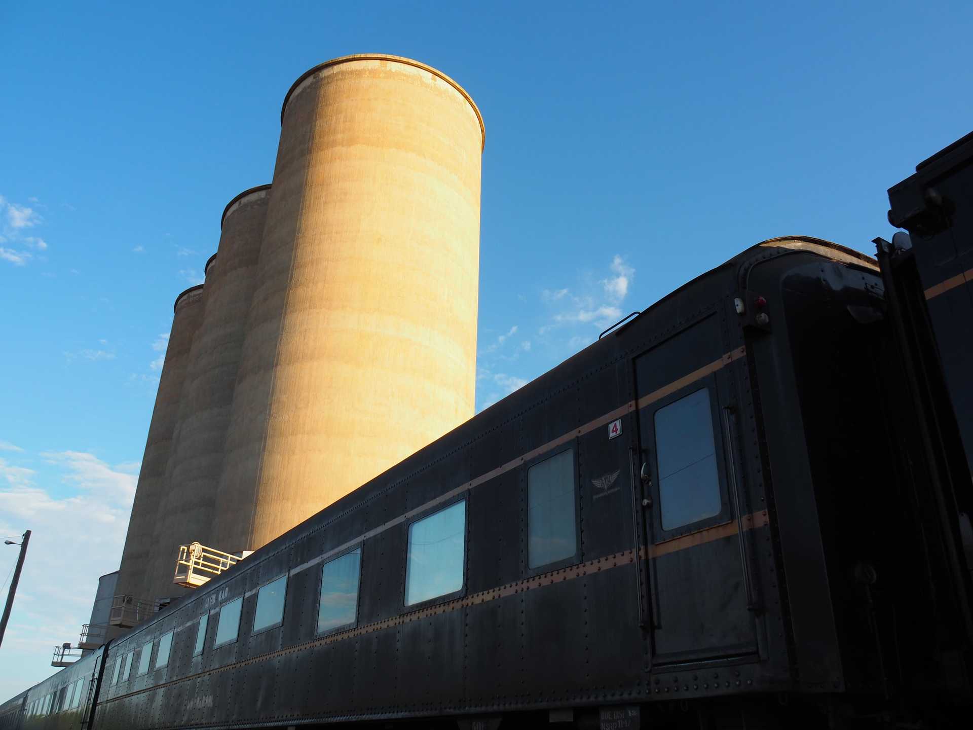 Moorabool club car at Wycheproof Grain Silo