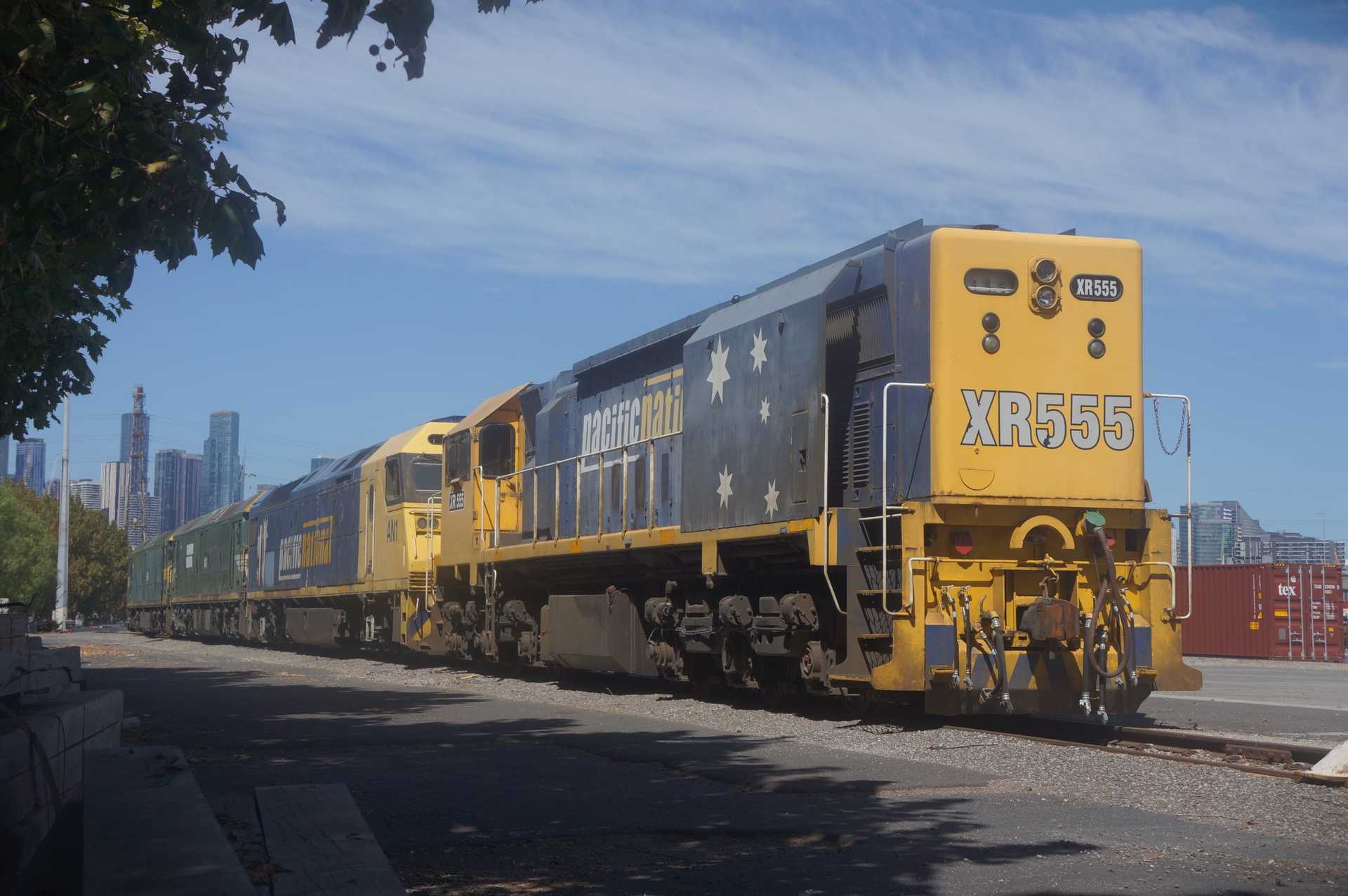 Locomotives stored on 'Rotten Road' at South Dynon